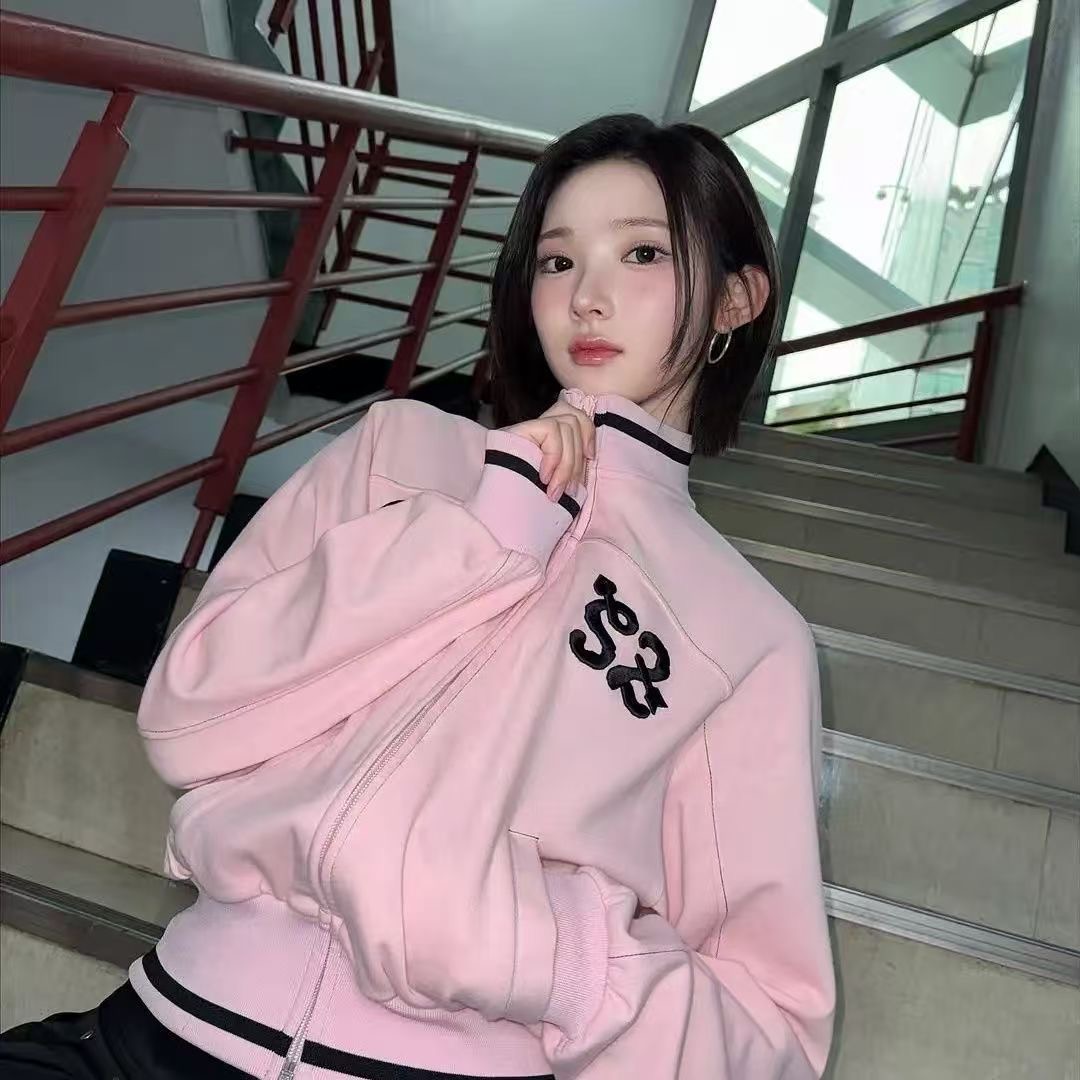 Embroidery Jacket - Hearts2Hearts Dance Performance Sweatshirt Top Bonnae