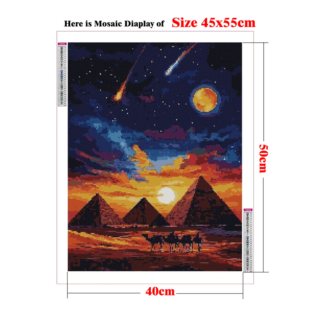 Diamond Painting Kit Great Pyr - огляд і ціна Embroidery In Egypt