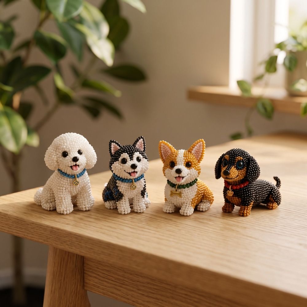 Handmade DIY Animal Bead Embro - огляд і ціна Embroidery Kit Set