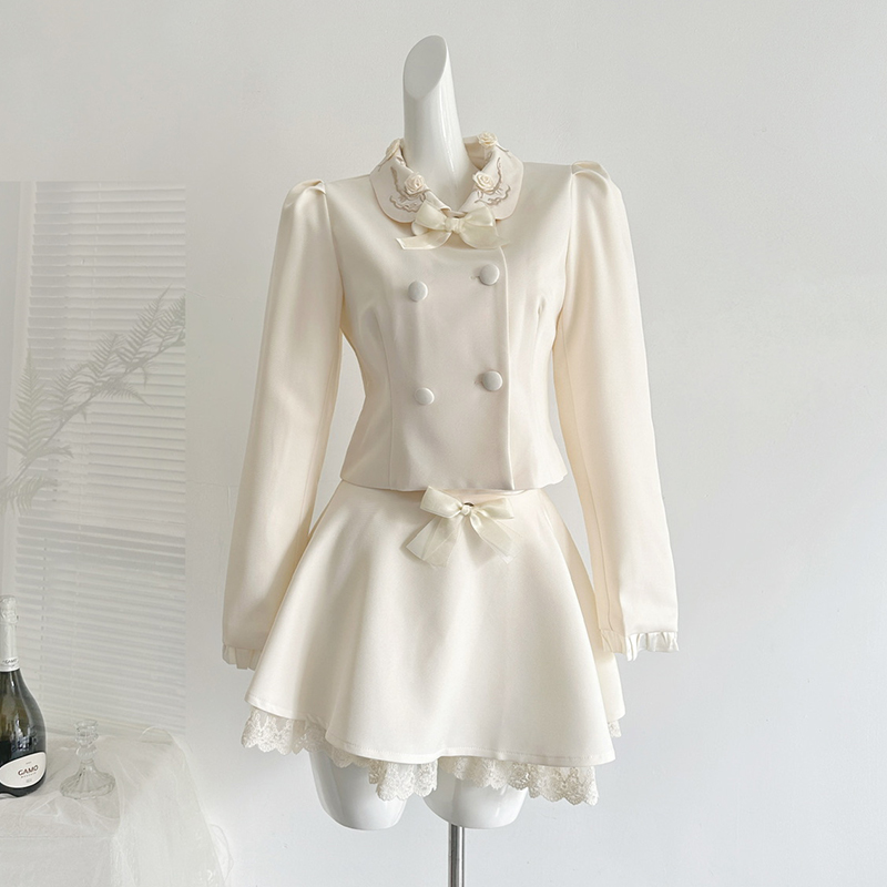 2 Piece Sets Women Handmade Fl - огляд і ціна Embroidery Jacket