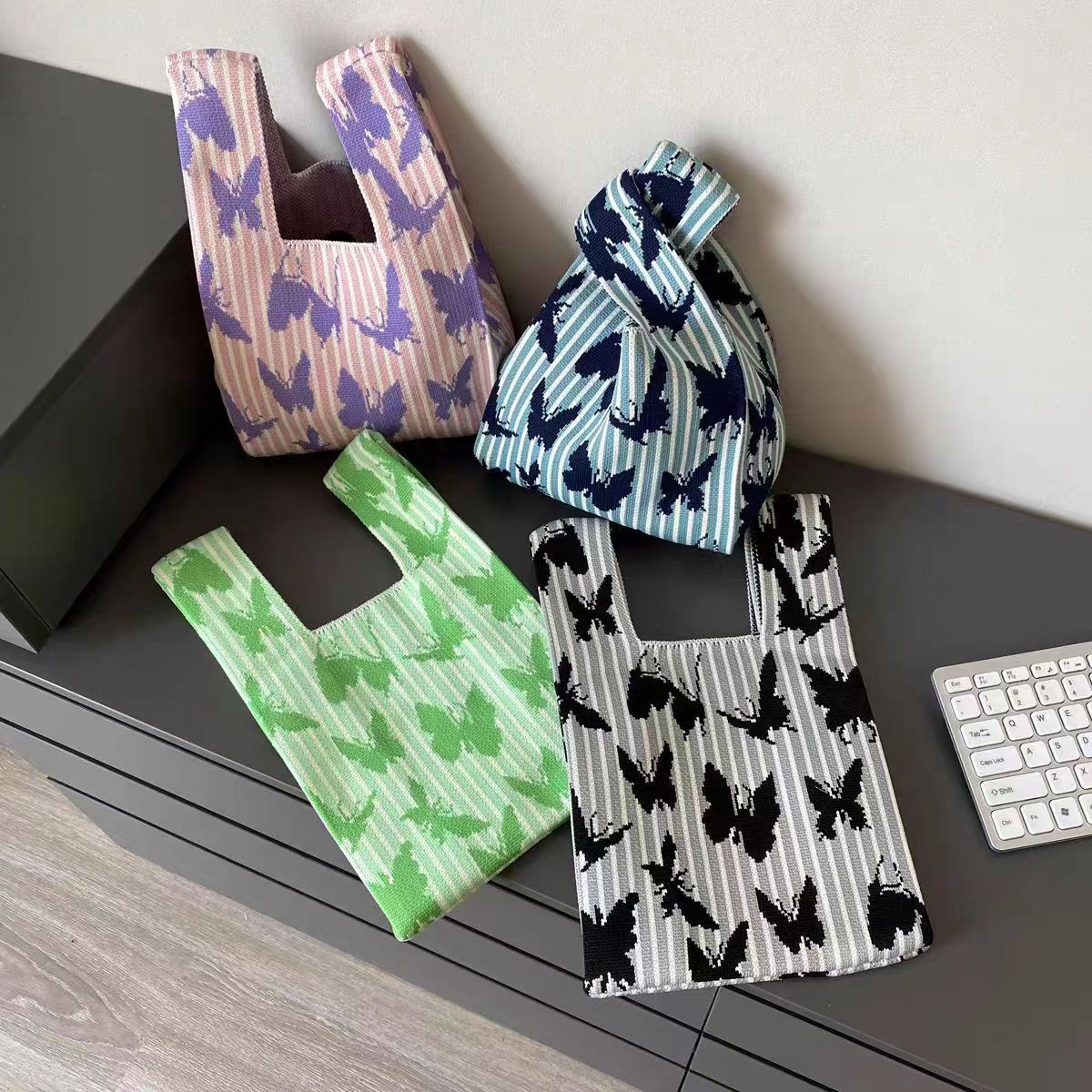 Handmade Knit Handbag Women Mi - огляд і ціна Embroidery Knot