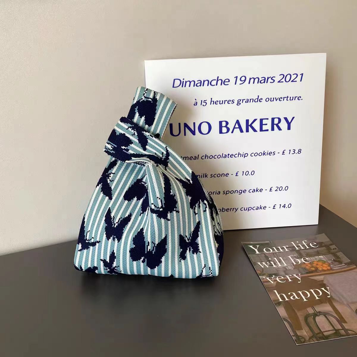 Handmade Knit Handbag Women Mi - огляд і ціна Embroidery Knot