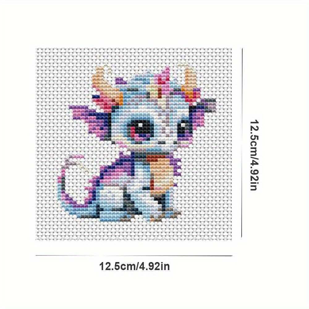 12Pcs Dragon Cross Stitch 11CT - огляд і ціна Embroidery Tas
