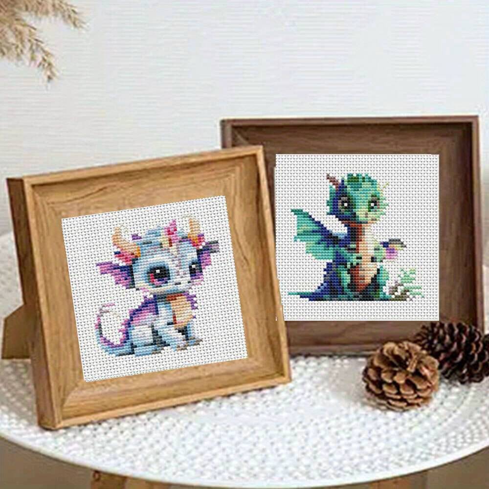 12Pcs Dragon Cross Stitch 11CT - огляд і ціна Embroidery Tas