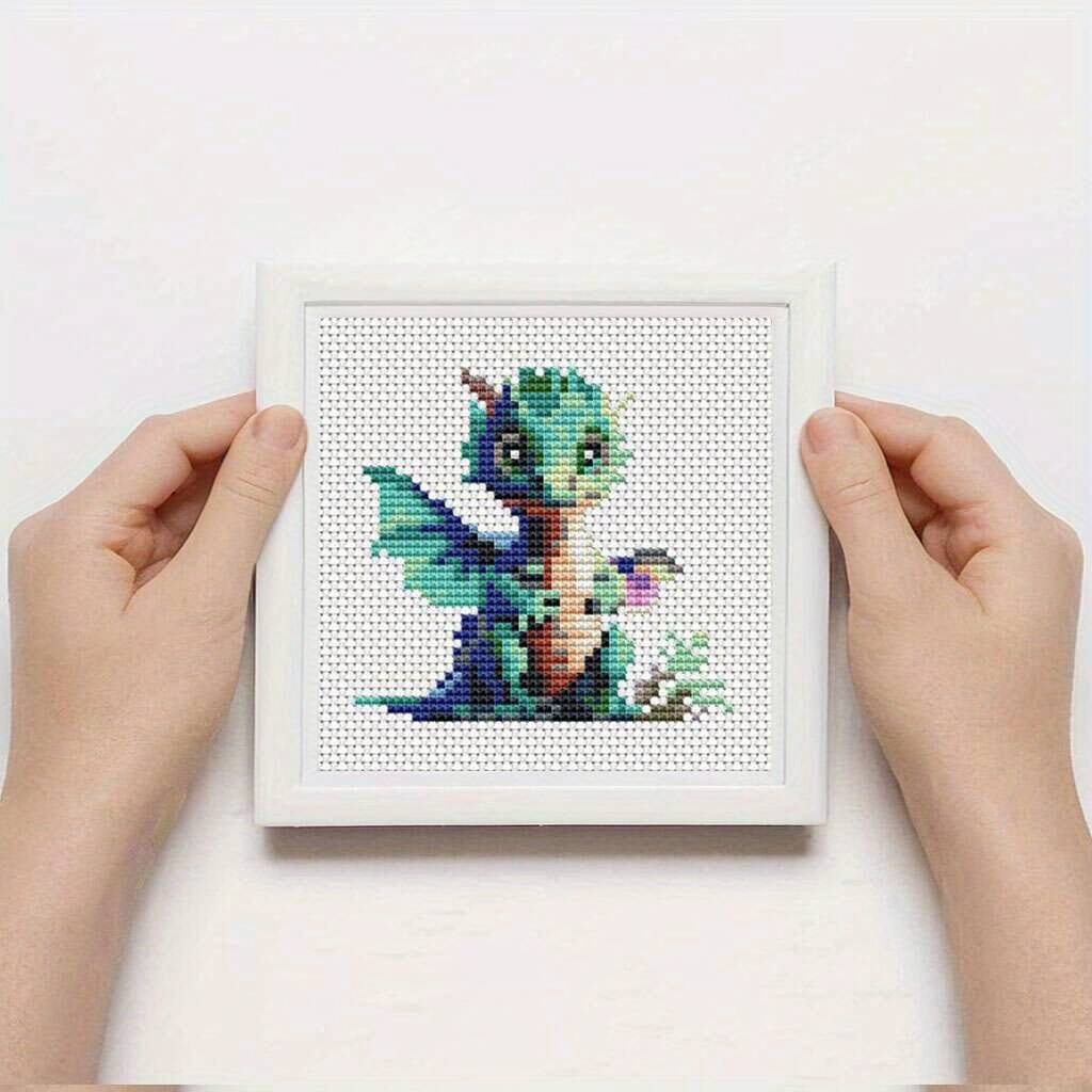 12Pcs Dragon Cross Stitch 11CT - огляд і ціна Embroidery Tas
