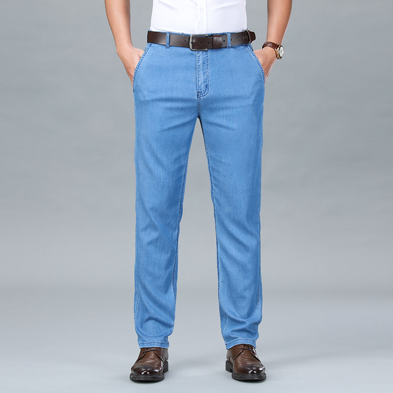 2026 New Spring Men's Light Bl - огляд і ціна Embroidery On Jeans