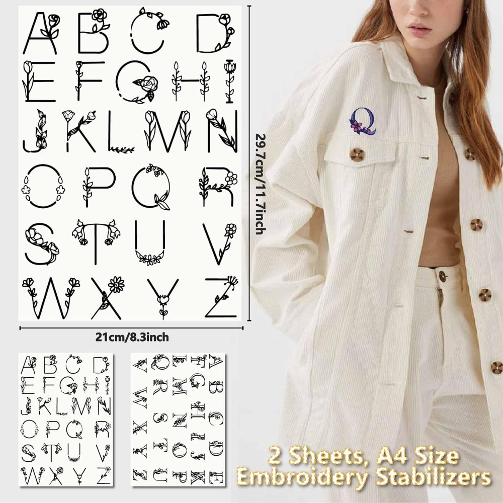Letter A-Z Water Soluble Embro - огляд і ціна Embroidery Kit