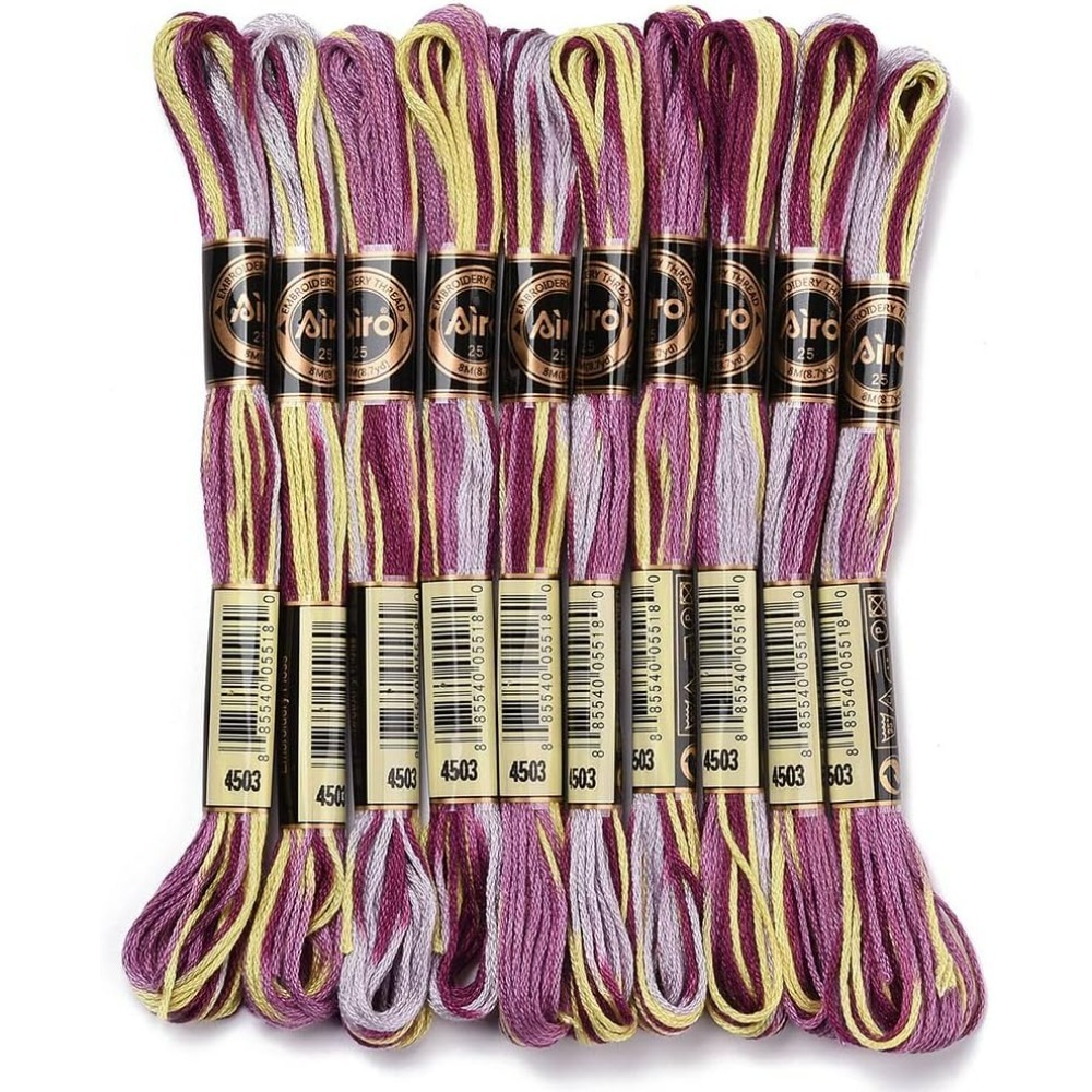 6 Strands Purple Variegated Em - огляд і ціна Embroidery Kit
