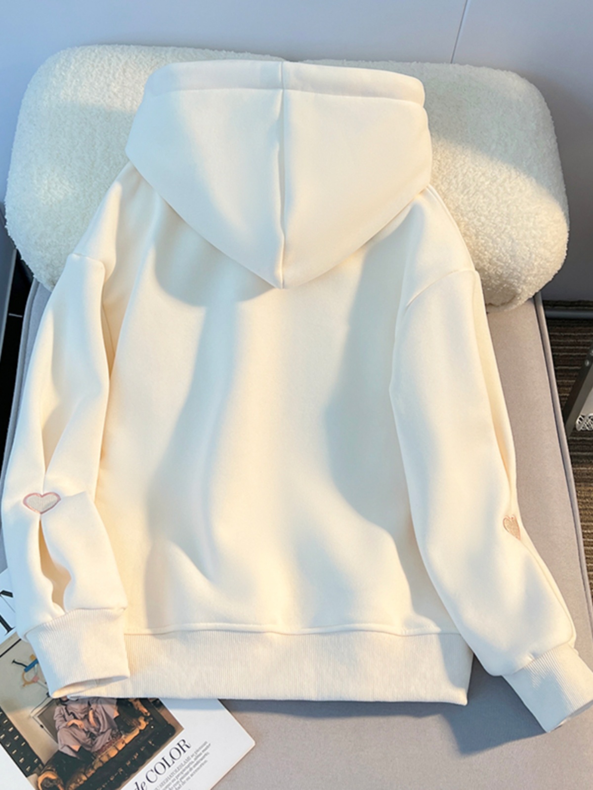 Thickened Hoodie Sweatshirt Gi - огляд і ціна Embroidery Design Love