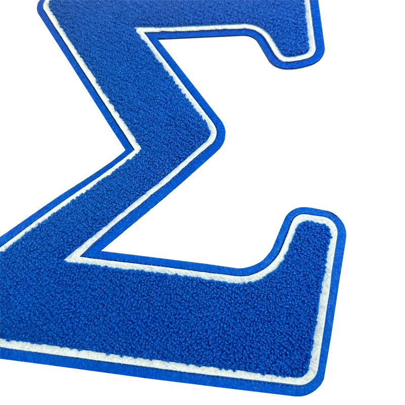 Large Chenille Sigma Greek Let - огляд і ціна Embroidery Uk
