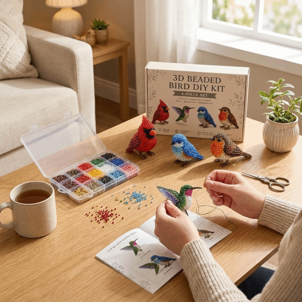 Handmade DIY Animal Bead Embro - огляд і ціна Embroidery Kit Set