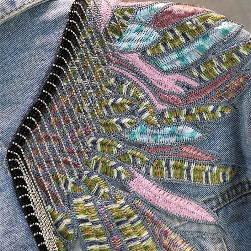 2026 New AutumnFashion Rivet W - огляд і ціна Embroidery On Jeans