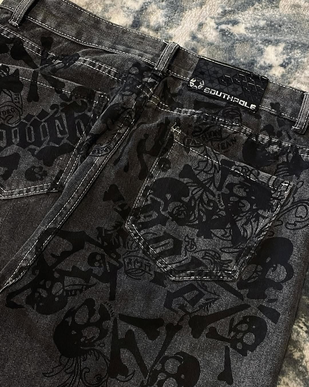 Y2K Street New Skull Embroider - огляд і ціна Embroidery On Jeans