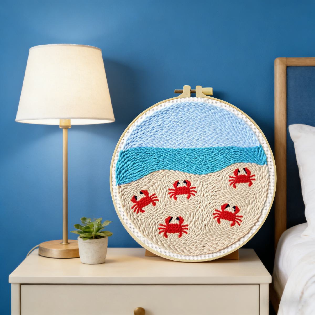 20X20CM/7.87inch Animal - Crab - огляд і ціна Printed Embroidery Kit