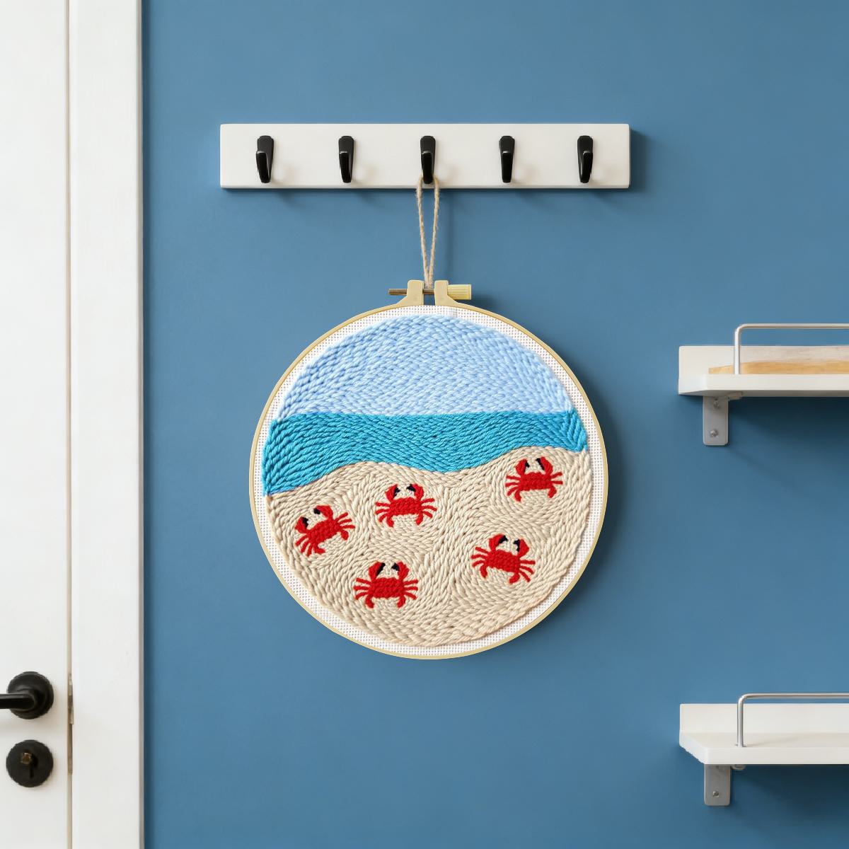 20X20CM/7.87inch Animal - Crab - огляд і ціна Printed Embroidery Kit