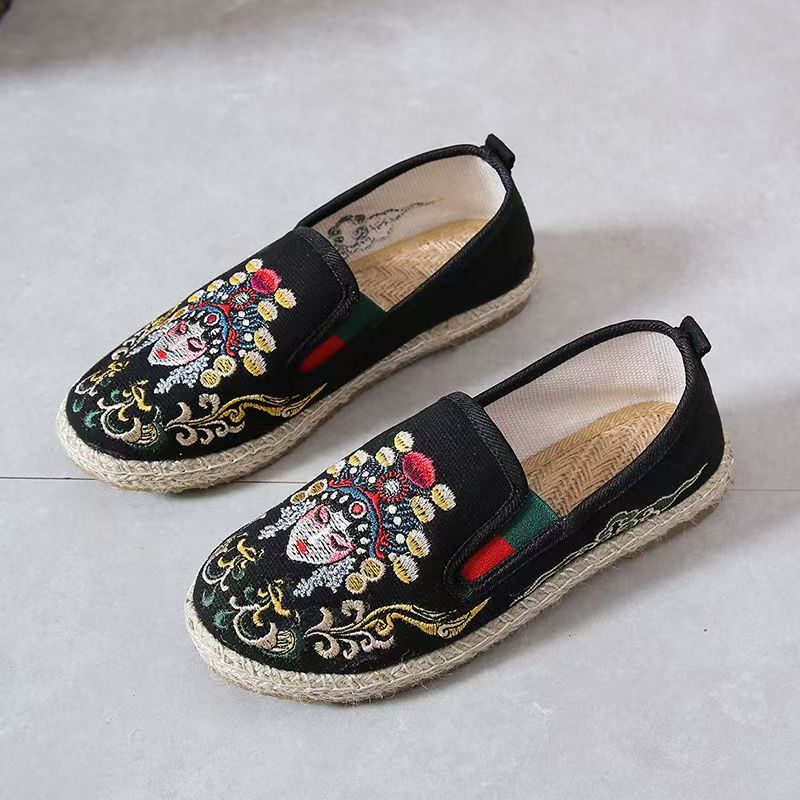 Women Flat Sole Embroidered Cl - огляд і ціна Embroidery Fabric