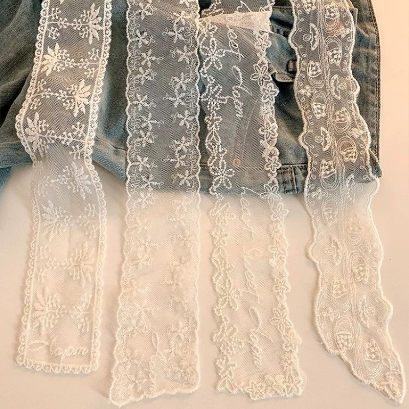 New Black White Long Lace Flow - огляд і ціна Embroidery Premium