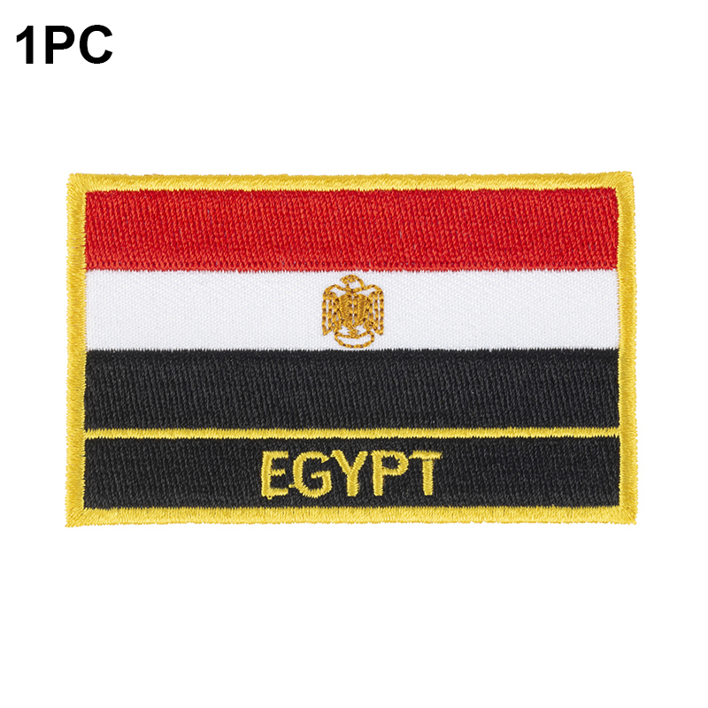 1-100PCS 8*5cm Egypt Flag Embr - огляд і ціна Embroidery In Egypt