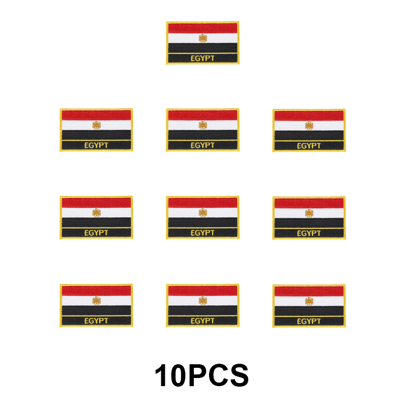 1-100PCS 8*5cm Egypt Flag Embr - огляд і ціна Embroidery In Egypt