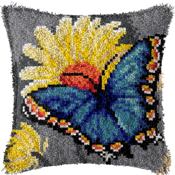 Smyrna Flower Latch Hook Kit M - огляд і ціна Printed Embroidery Kit