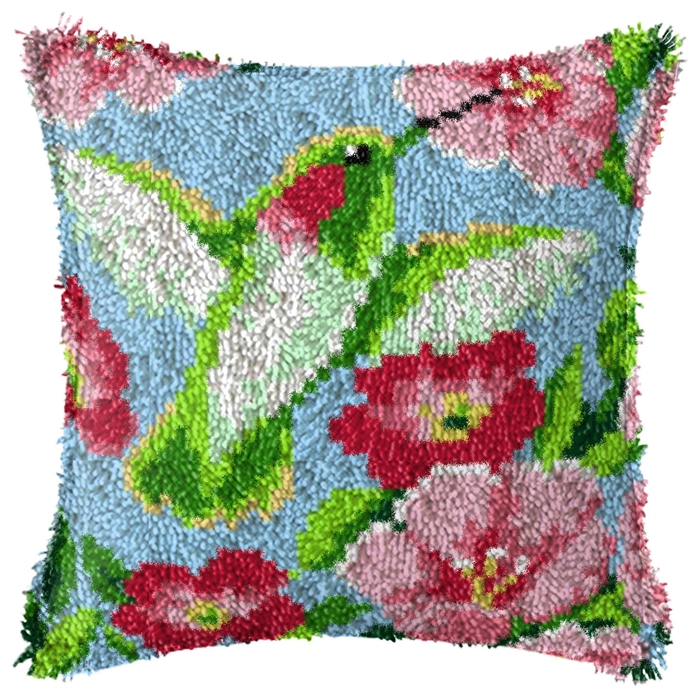 Smyrna Flower Latch Hook Kit M - огляд і ціна Printed Embroidery Kit