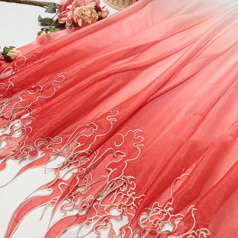 Chinese Style Embroidery Lotus - огляд і ціна Embroidery Fabric