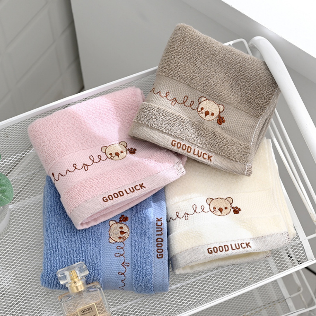 Kids Cotton Towel Cute Embroid - огляд і ціна Embroidery Towel