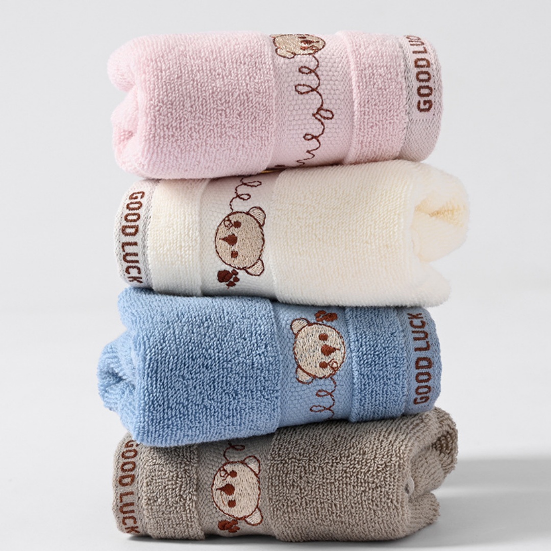 Kids Cotton Towel Cute Embroid - огляд і ціна Embroidery Towel