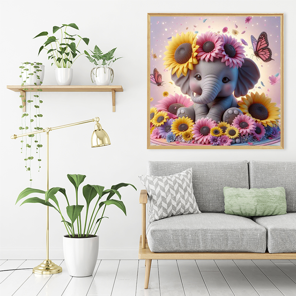 Evershine Elephant Diamond Pai - огляд і ціна Embroidery Kit Set