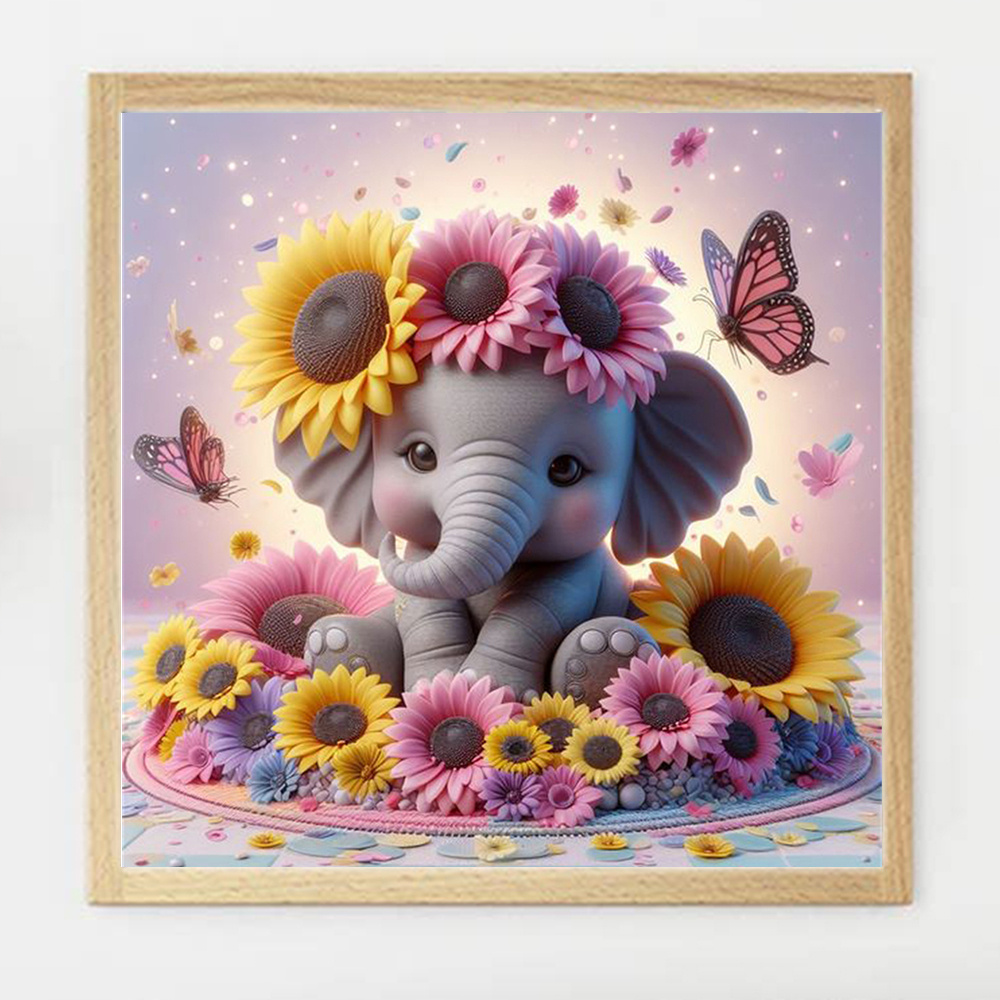 Evershine Elephant Diamond Pai - огляд і ціна Embroidery Kit Set