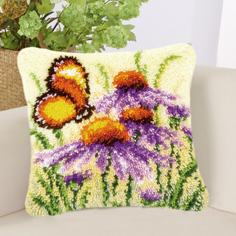 Rose Flower Latch Hook Kits DI - огляд і ціна Printed Embroidery Kit