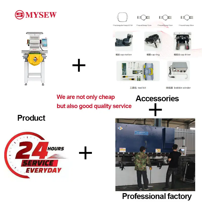 MYSEW MFGS1501 (420*510mm) Ind - огляд і ціна Embroidery Machine Computerized