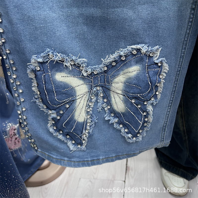 New Spring Summer Loose Women  - огляд і ціна Embroidery On Jeans