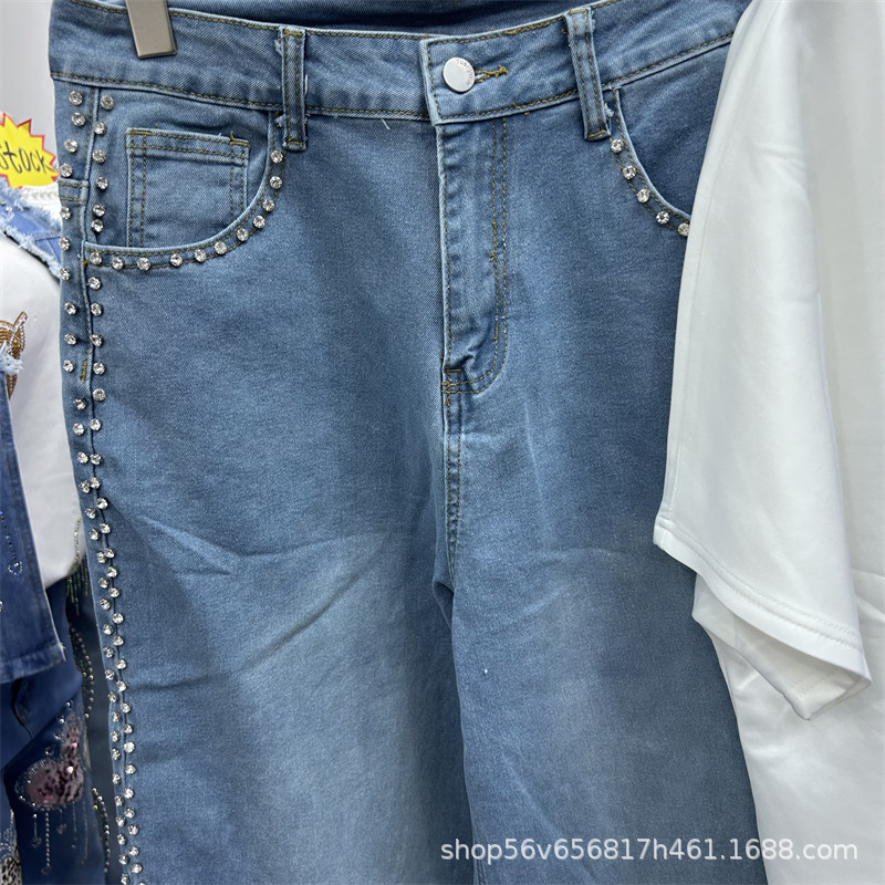 New Spring Summer Loose Women  - огляд і ціна Embroidery On Jeans