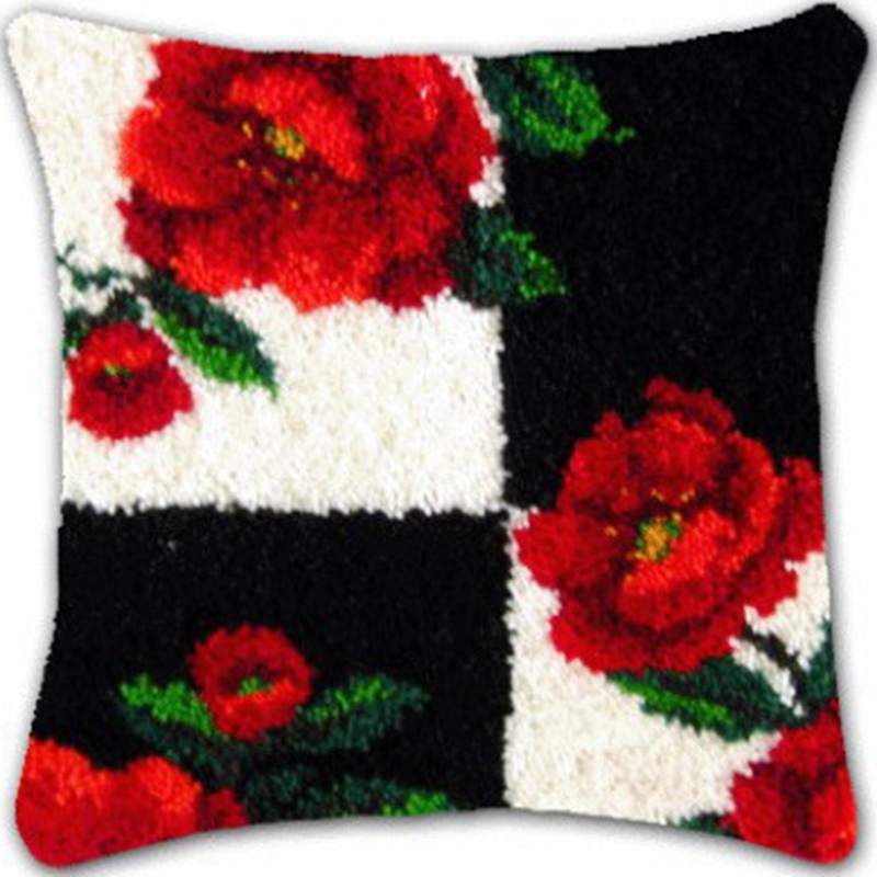 Flowers Plant Latch Hook Kit K - огляд і ціна Printed Embroidery Kit