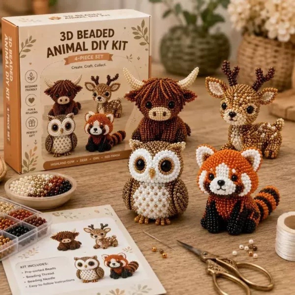 Handmade DIY Animal Bead Embro - огляд і ціна Embroidery Kit Set