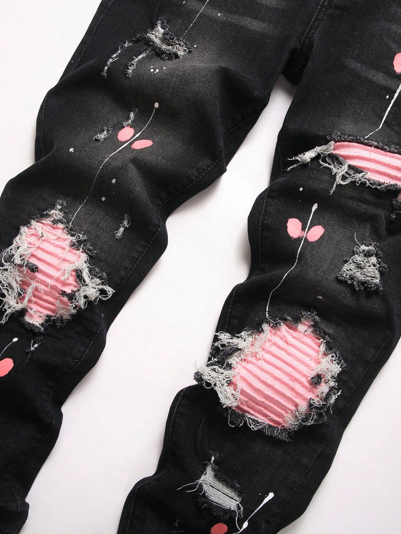 High Stretch Men's Ripped Deni - огляд і ціна Embroidery On Jeans