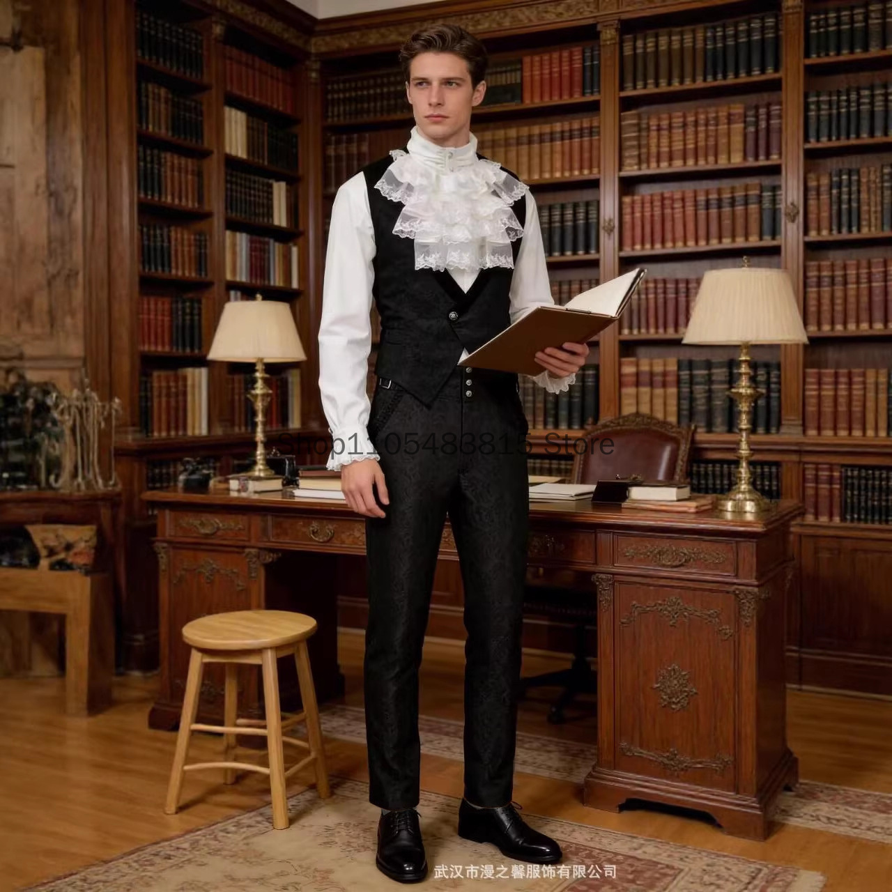Medieval Men's Noble Vest Embr - огляд і ціна Embroidery Jacket