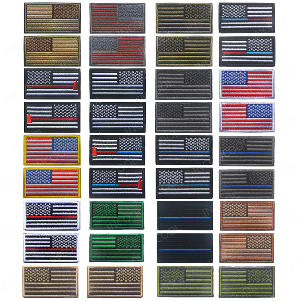 2 Pieces American Flag Embroid - огляд і ціна Embroidery Uk
