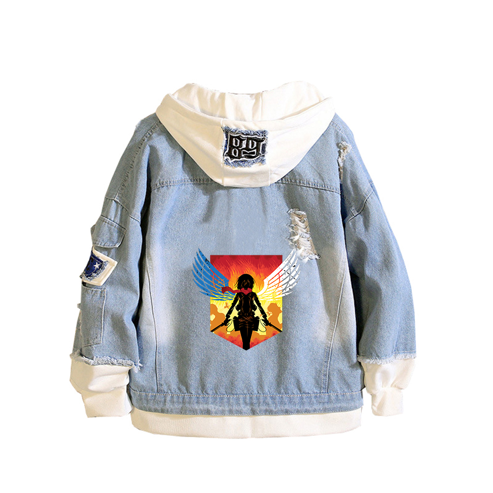 Attack on Titan Anime Denim Ja - огляд і ціна Embroidery On Jeans