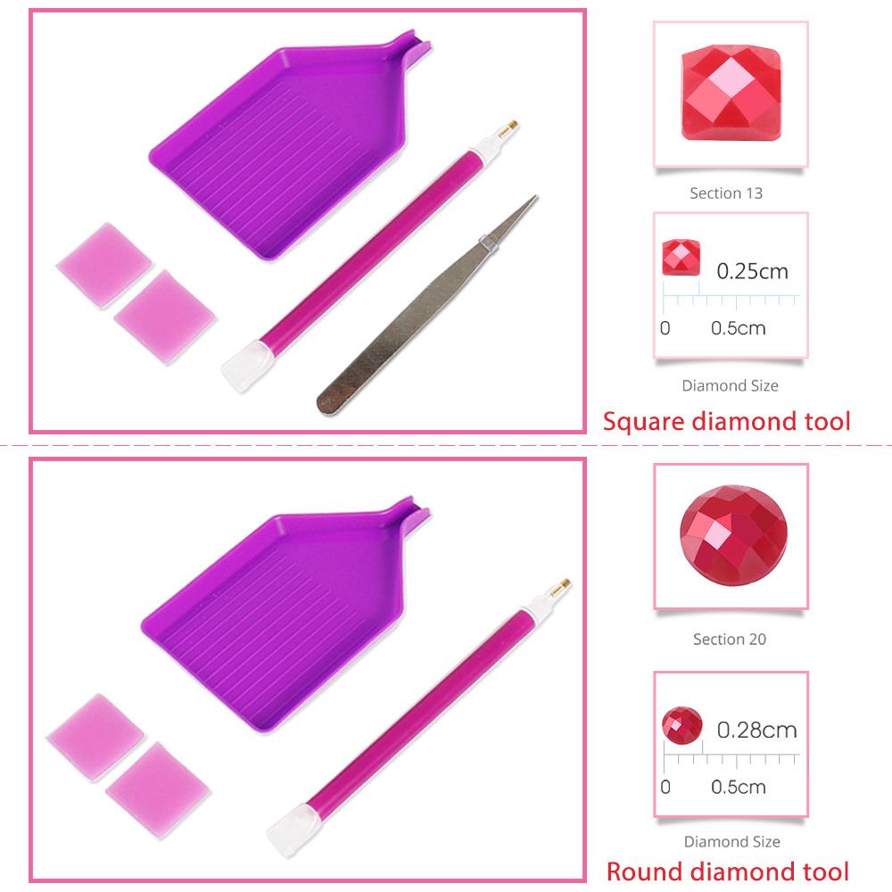 Evershine Full Square Diamond  - огляд і ціна Embroidery Kit Set