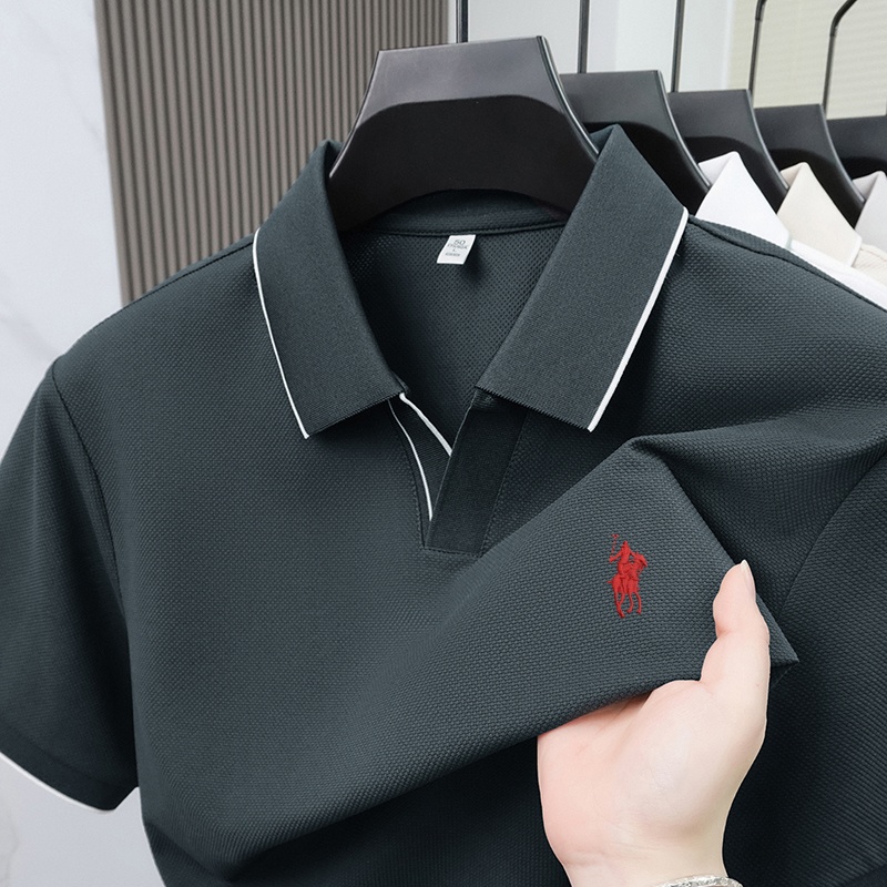 Men's luxury latest polo shirt - огляд і ціна Embroidery Premium