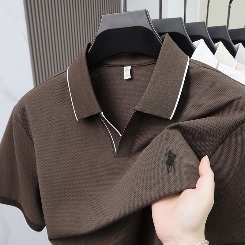 Men's luxury latest polo shirt - огляд і ціна Embroidery Premium