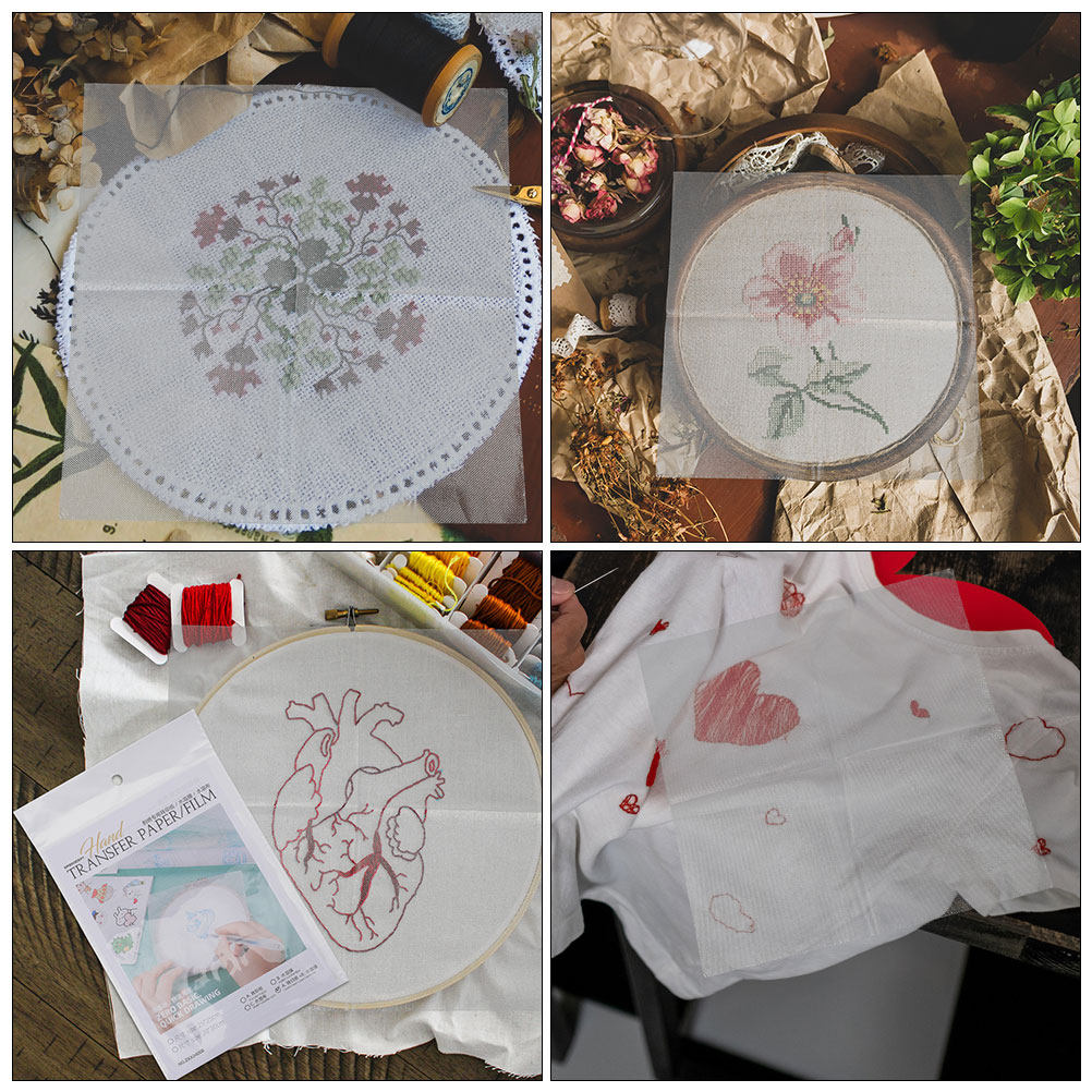 8Pcs Water Soluble Embroidery  - огляд і ціна Embroidery Kit