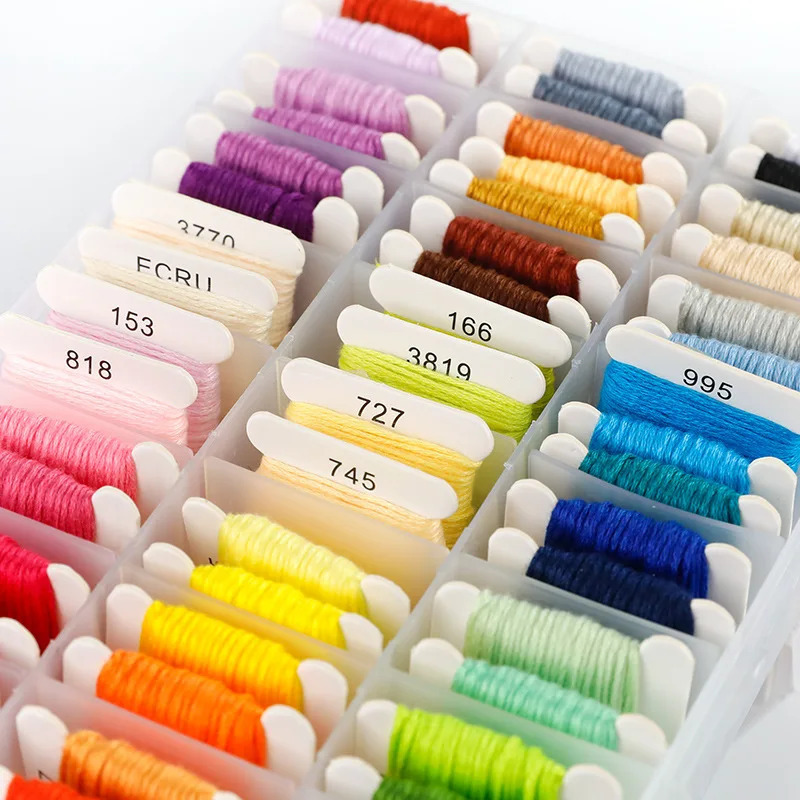 100% Cotton Embroidery Thread  - огляд і ціна Embroidery Kit