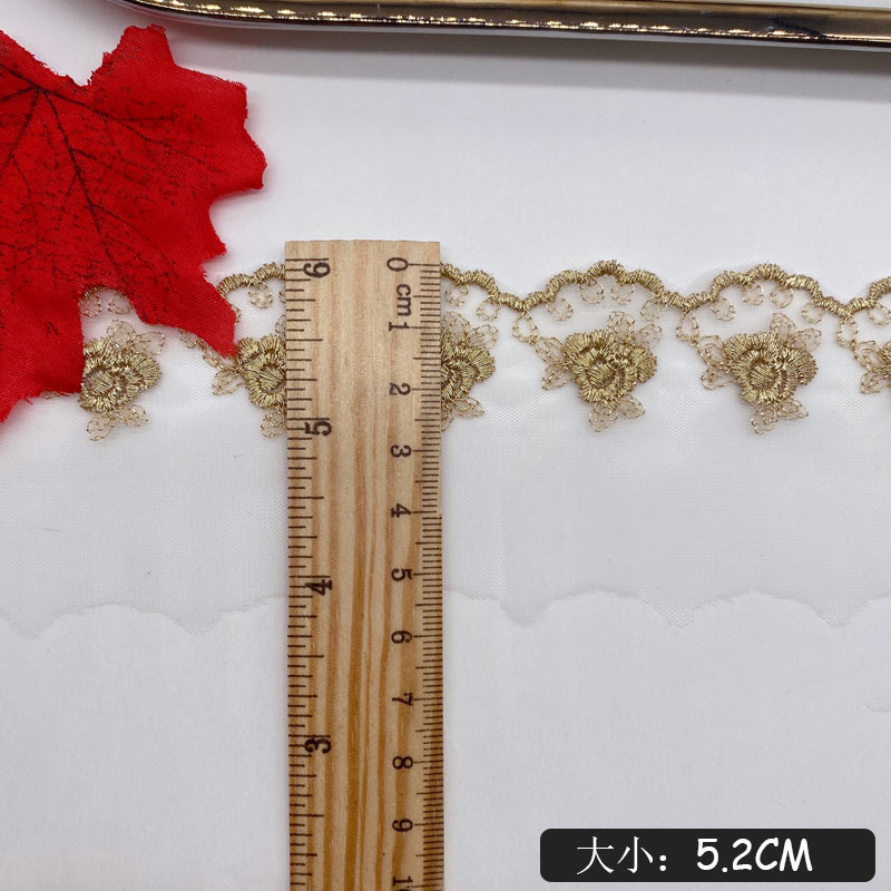 Gold thread embroidery rose fl - огляд і ціна Embroidery Underwear