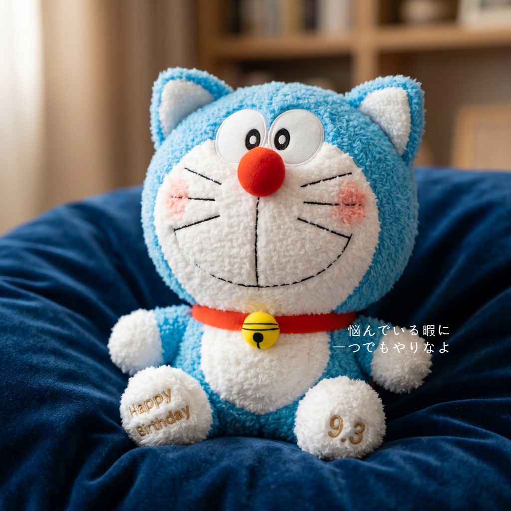 Cute Birthday Version Doraemon - огляд і ціна Embroidery Design Love