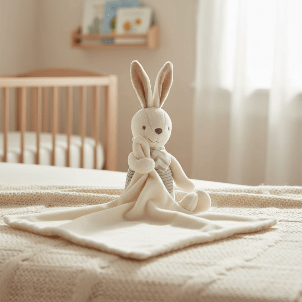 Square Shape Baby Rabbit Comfo - огляд і ціна Embroidery Towel