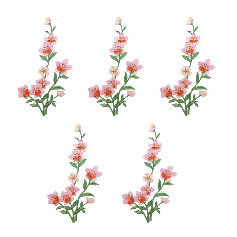R9UF 5Pcs Embroidery Applique  - огляд і ціна Embroidery On Jeans